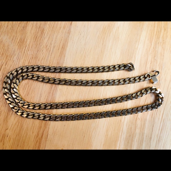 Other - Mens Chain Necklace, gold tone